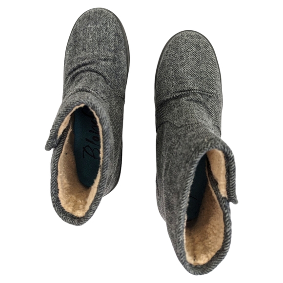 Blowfish Grey Faux Fur Lined Booties - Picture 6 of 10